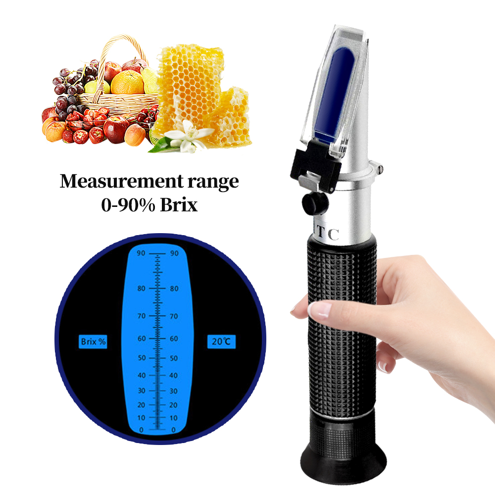 Marine Aquarium Refractometer - 0-90% Sugar refractometer Brix Refratometro for