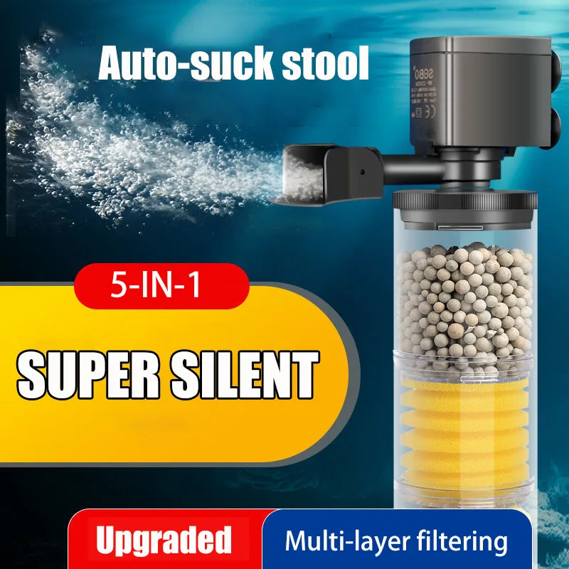 Marine Aquarium Water - 220V 50Hz Silent Filter for Aquarium