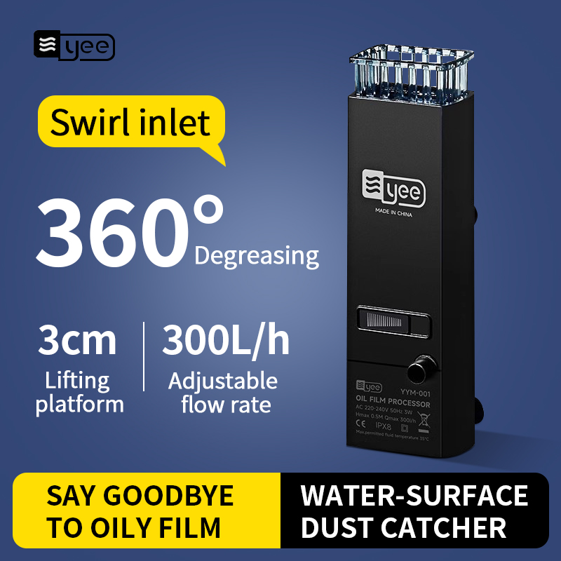 Marine Aquarium Water - 3W Aquarium Surface Oil Skimmer Filter