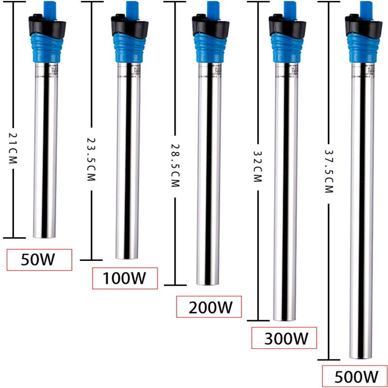 Marine Aquarium Nano - 50W/100W/200W/300W/500W Submersible Aquarium Heater Fish Tank