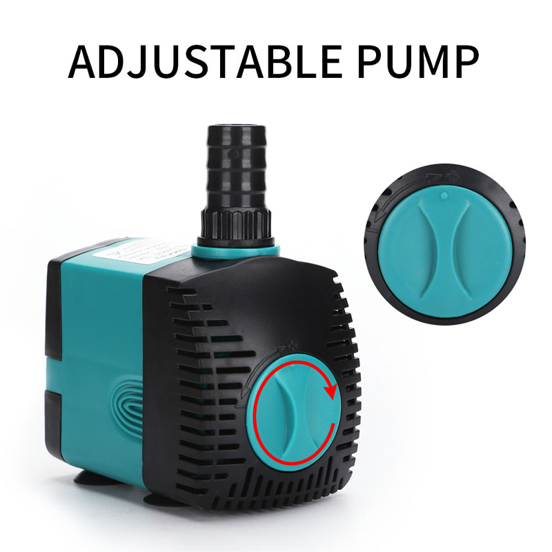 Marine Aquarium Return Pump - 60/50/35/25/15/10/6/3W Ultra-Quiet Submersible Water Fountain Pump