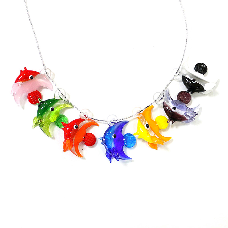 Marine Aquarium & Regional Centre Reviews - 2pcs Mini Fish Glass Pendant Cute