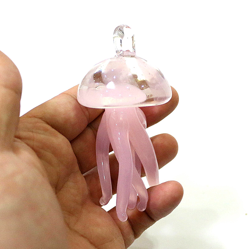 Marine Aquarium & Regional Centre Reviews - Pink Jellyfish Glass Pendant Cute Marine