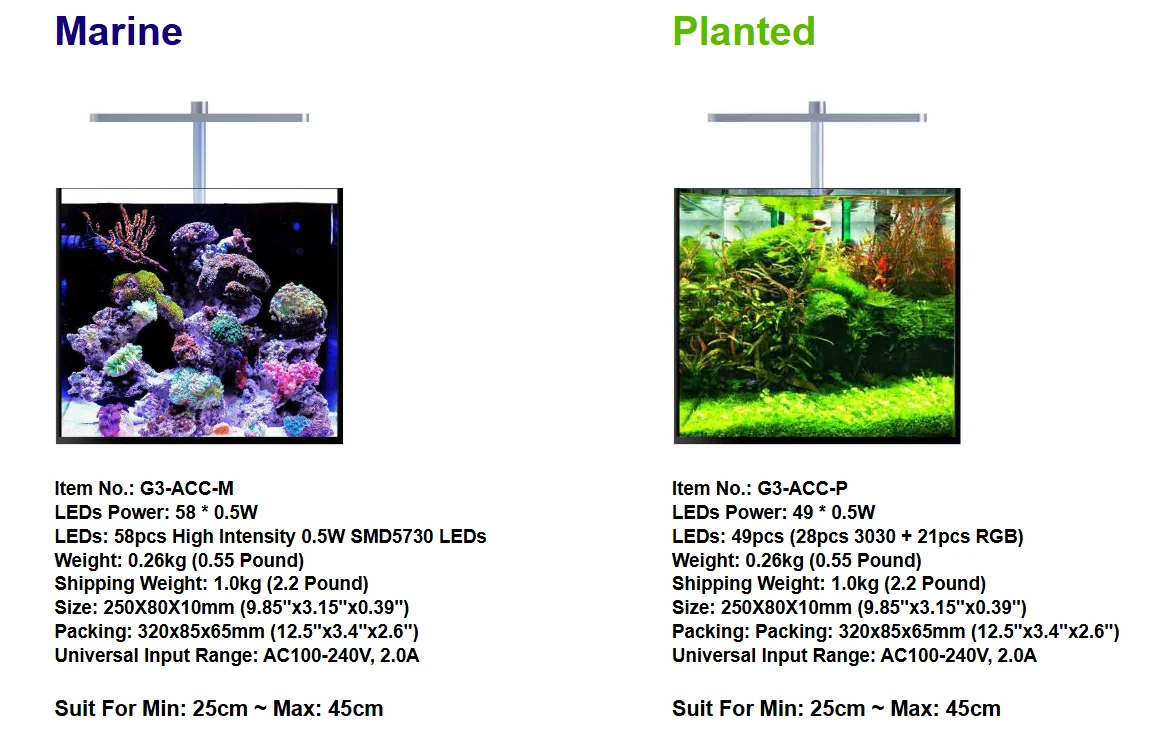 MicMol G3 Aqua CC Aquarium Aqu - Aqua Marine Tank 评论和价格