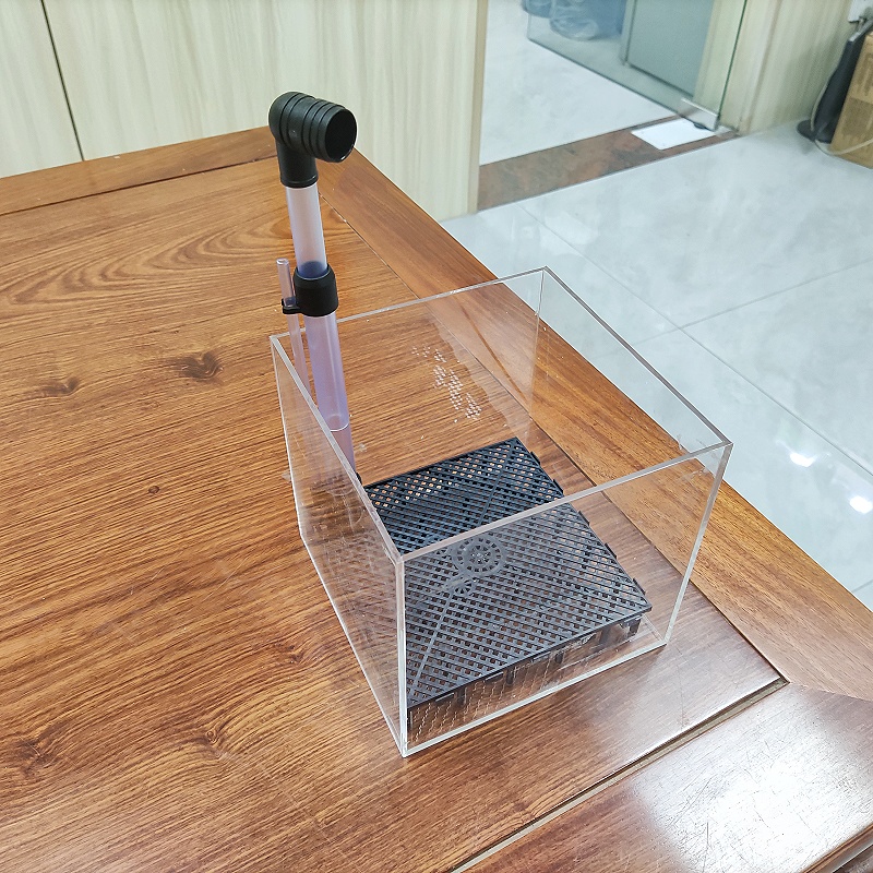 Transparent Acrylic Shrimp Fis - Marine Aquarium Overflow Box 评论和价格