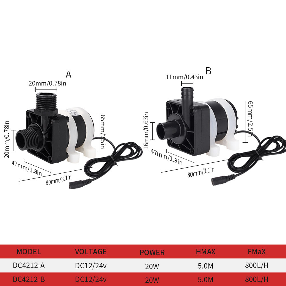 DC12V/24V Low Power Consumptio - Marine Aquarium Return Pump 评论和价格
