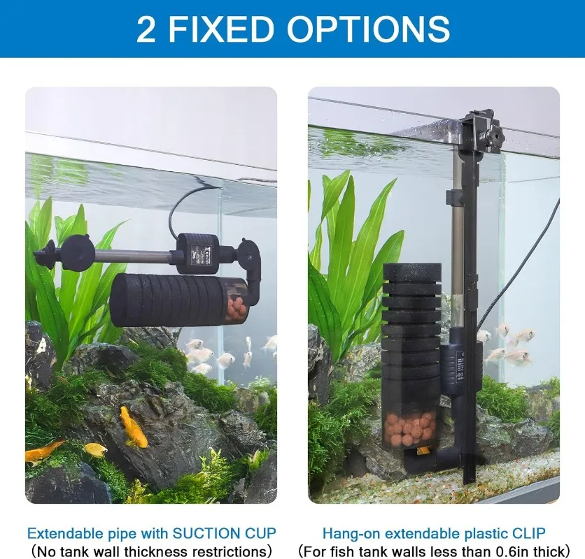 Quiet USB Aquarium Filter Sing - Marine Aquarium Overflow Box 评论和价格