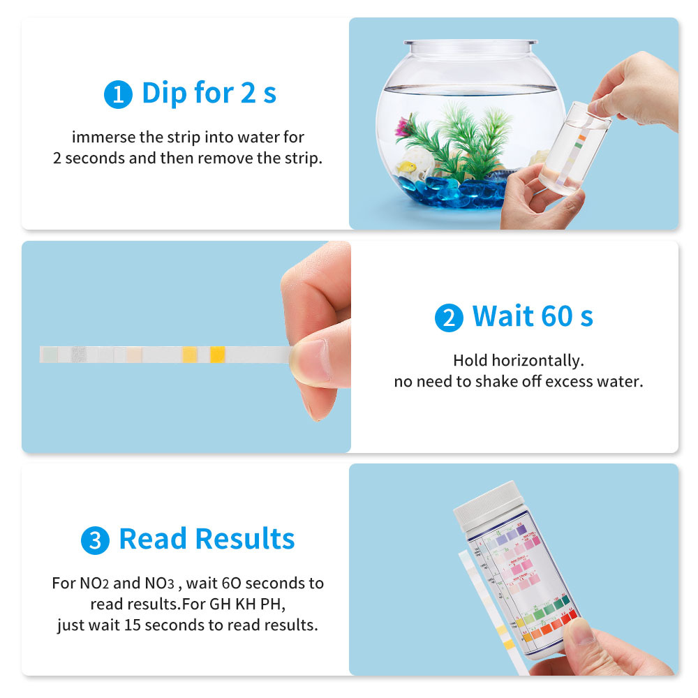6-In-1 Water Quality Test Stri - Marine Aquarium Test Kit 评论和价格