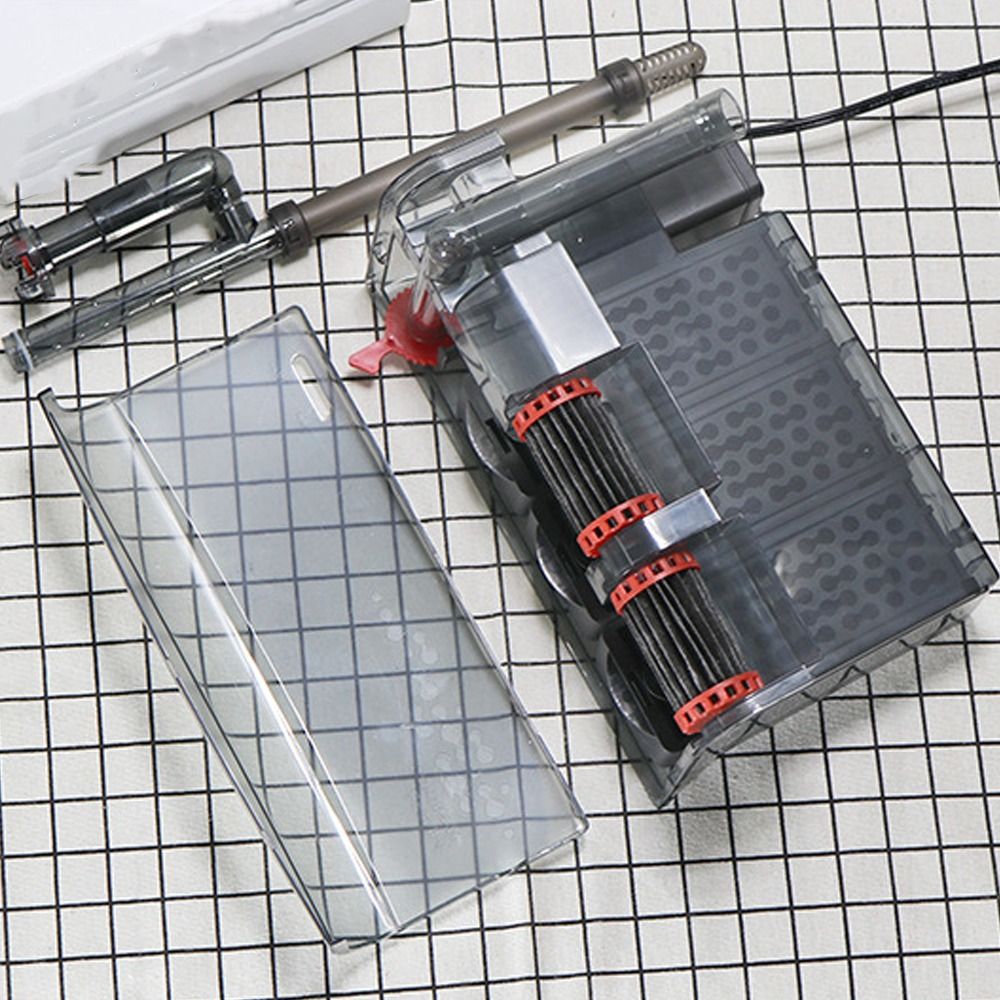 3 in 1 Fish Tank Filter Silent - Marine Aquarium Overflow Box 评论和价格