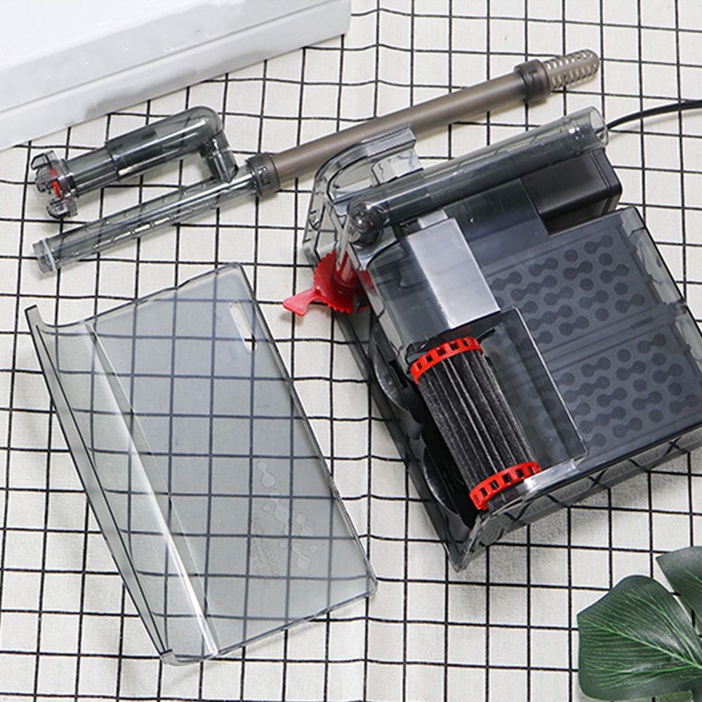 3 in 1 Fish Tank Filter Silent - Marine Aquarium Overflow Box 评论和价格