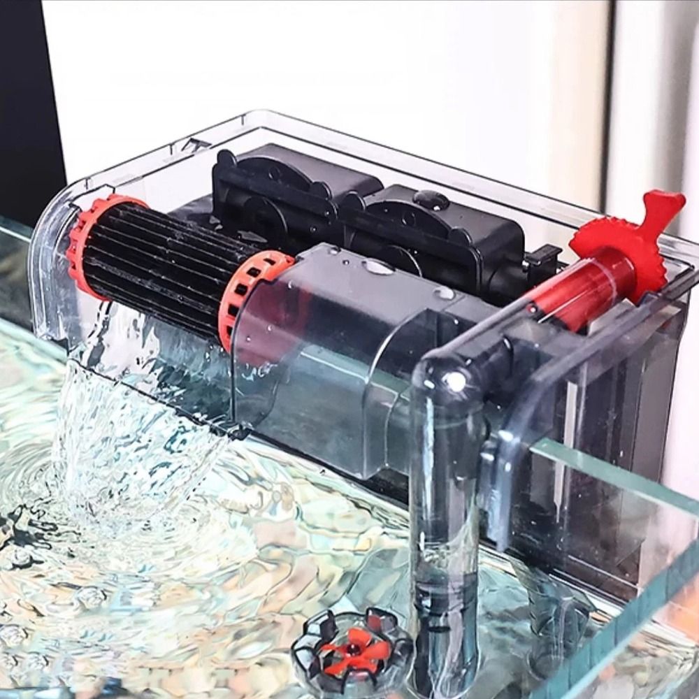 3 in 1 Fish Tank Filter Silent - Marine Aquarium Overflow Box 评论和价格