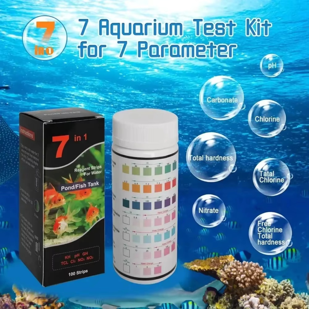 7-in-1 Aquarium Freshwater pH  - Marine Aquarium Test Kit 评论和价格