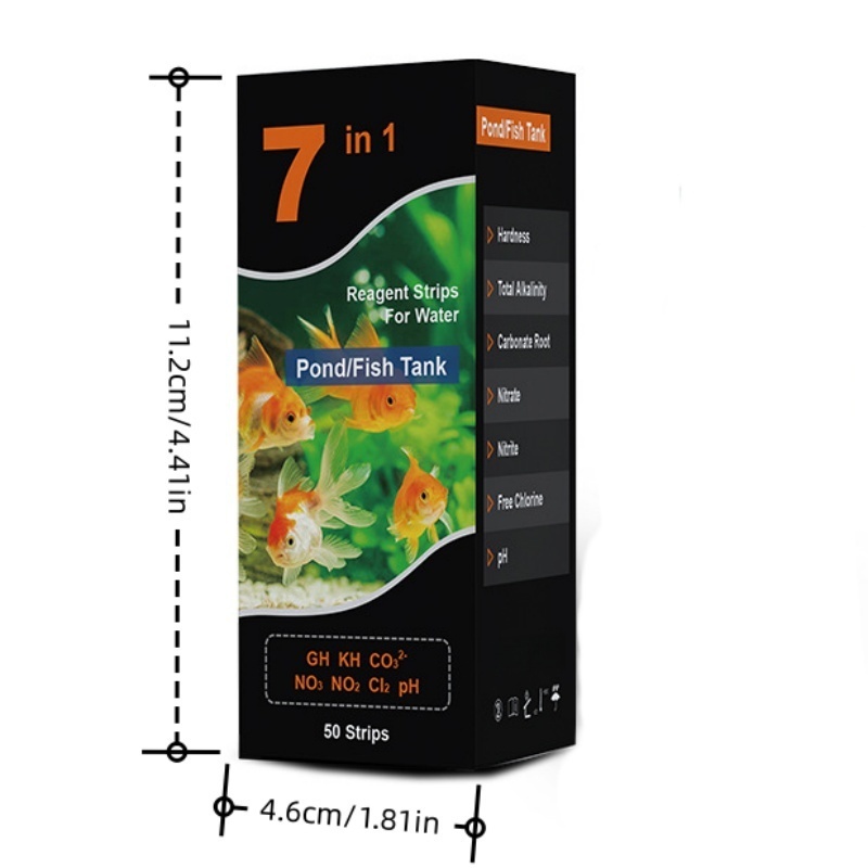 7-in-1 Aquarium Freshwater pH  - Marine Aquarium Test Kit 评论和价格
