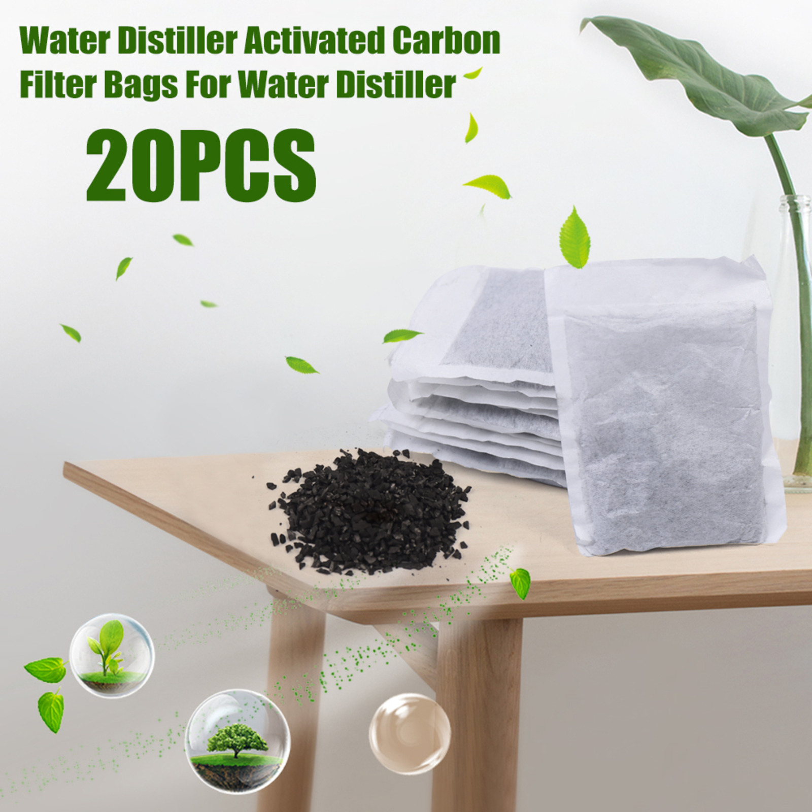 20 Pcs Activated Carbon Filter - Activated Carbon Bag 评论和价格
