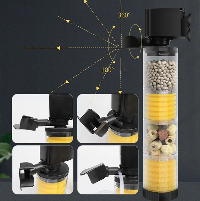 220V 50Hz Silent Filter for Aq - Marine Aquarium Water 评论和价格
