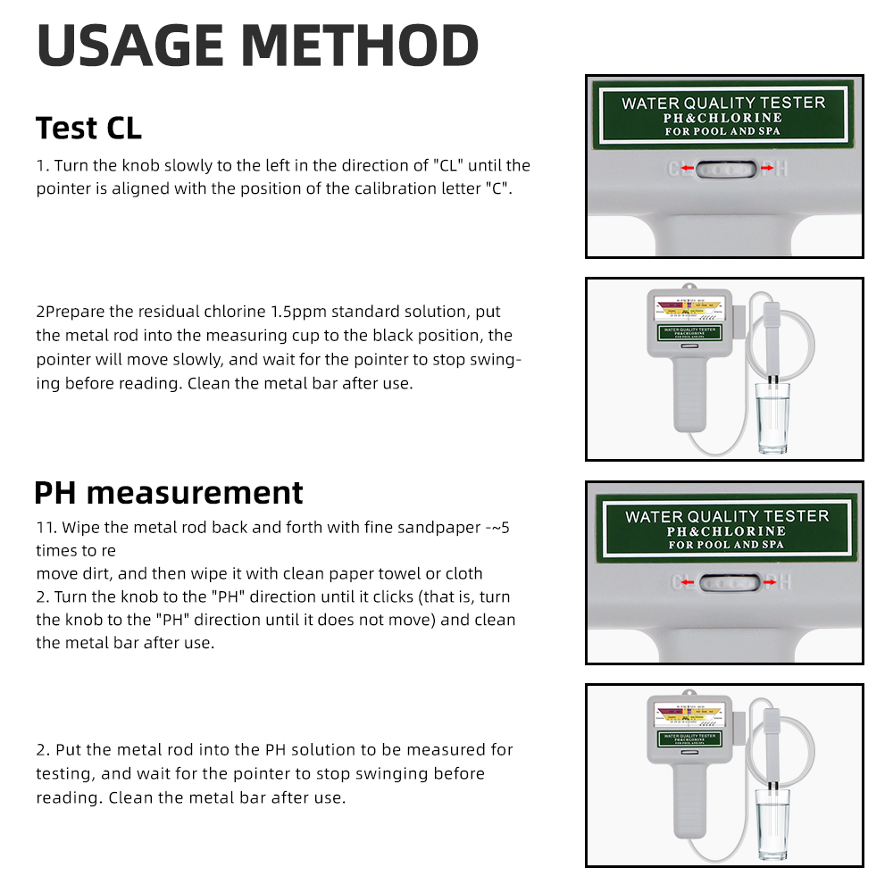 2 in 1 PH Chlorine Meter Teste - Marine Aquarium Test Kit 评论和价格