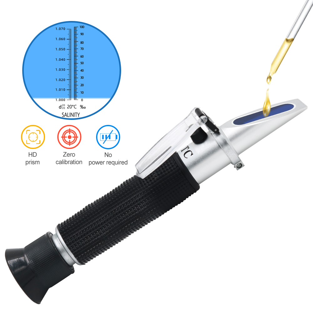 Handheld Salinity Refractomete - Marine Aquarium Refractometer 评论和价格