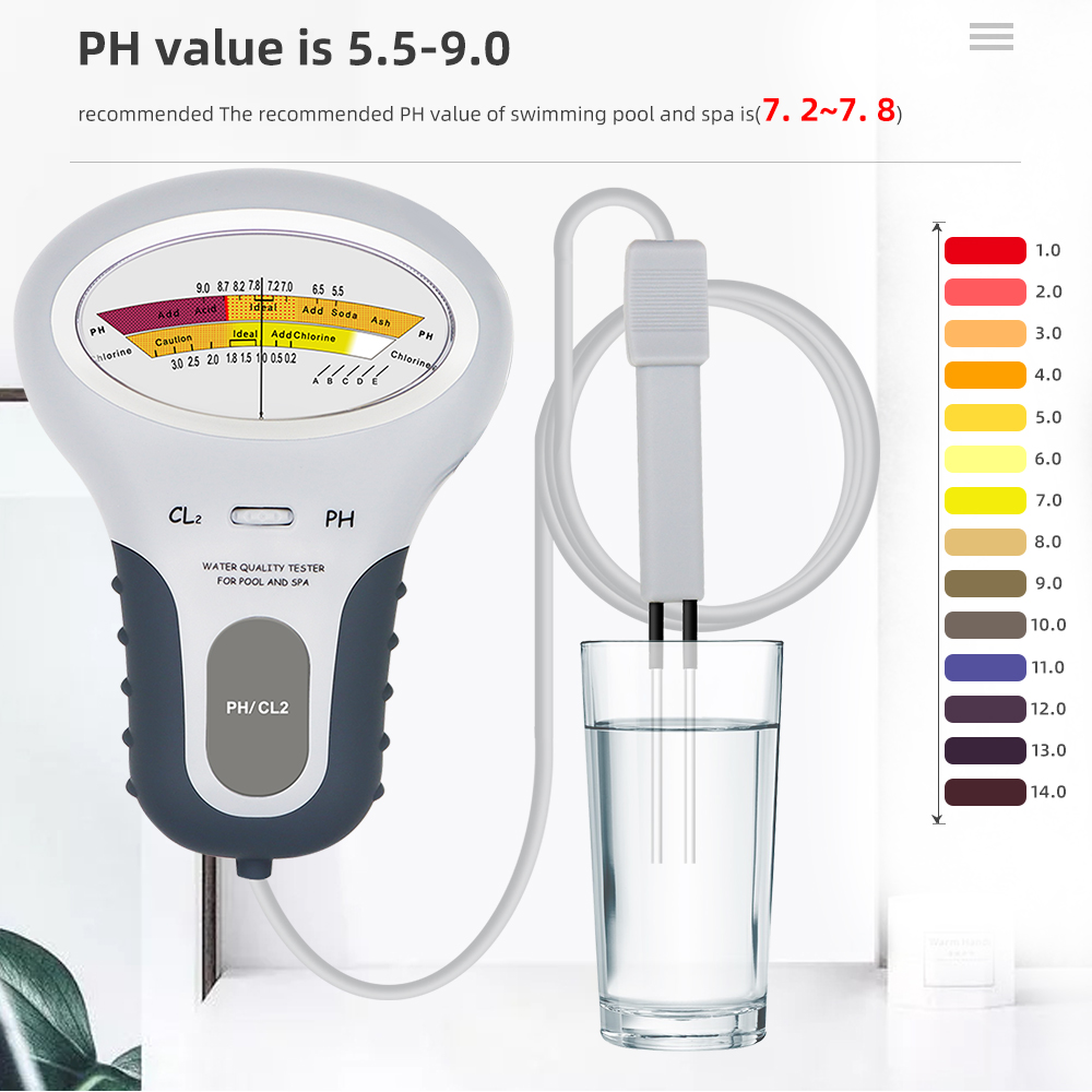 2 In 1 Chlorine Detector PH &  - Marine Aquarium Test Kit 评论和价格