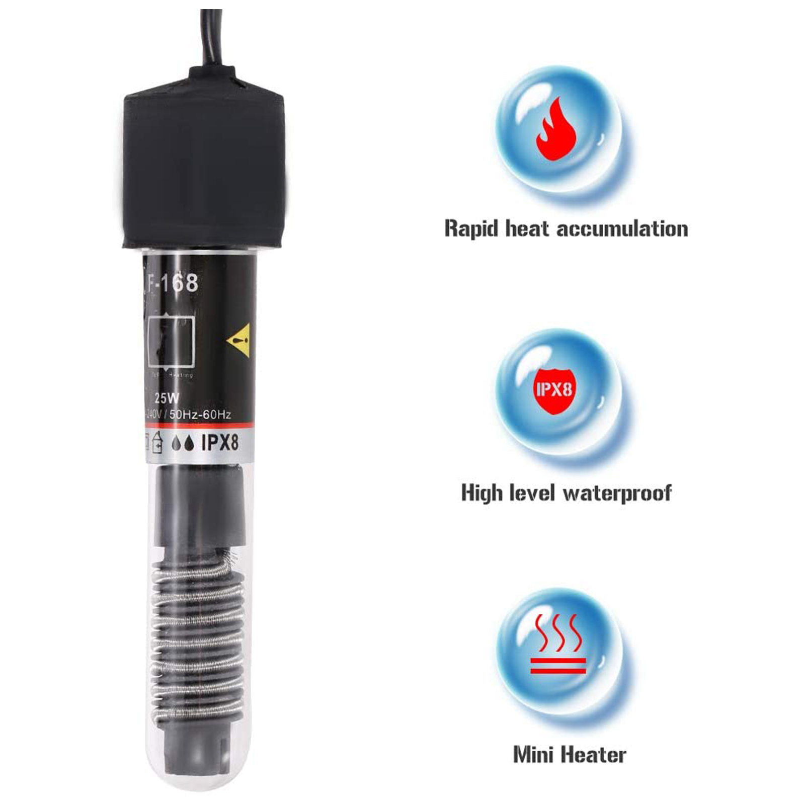 Mini Aquarium Heater Submersib - Marine Aquarium Water 评论和价格