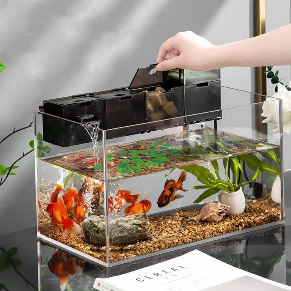 Three-in-one External Aquarium - Marine Aquarium Overflow Box 评论和价格