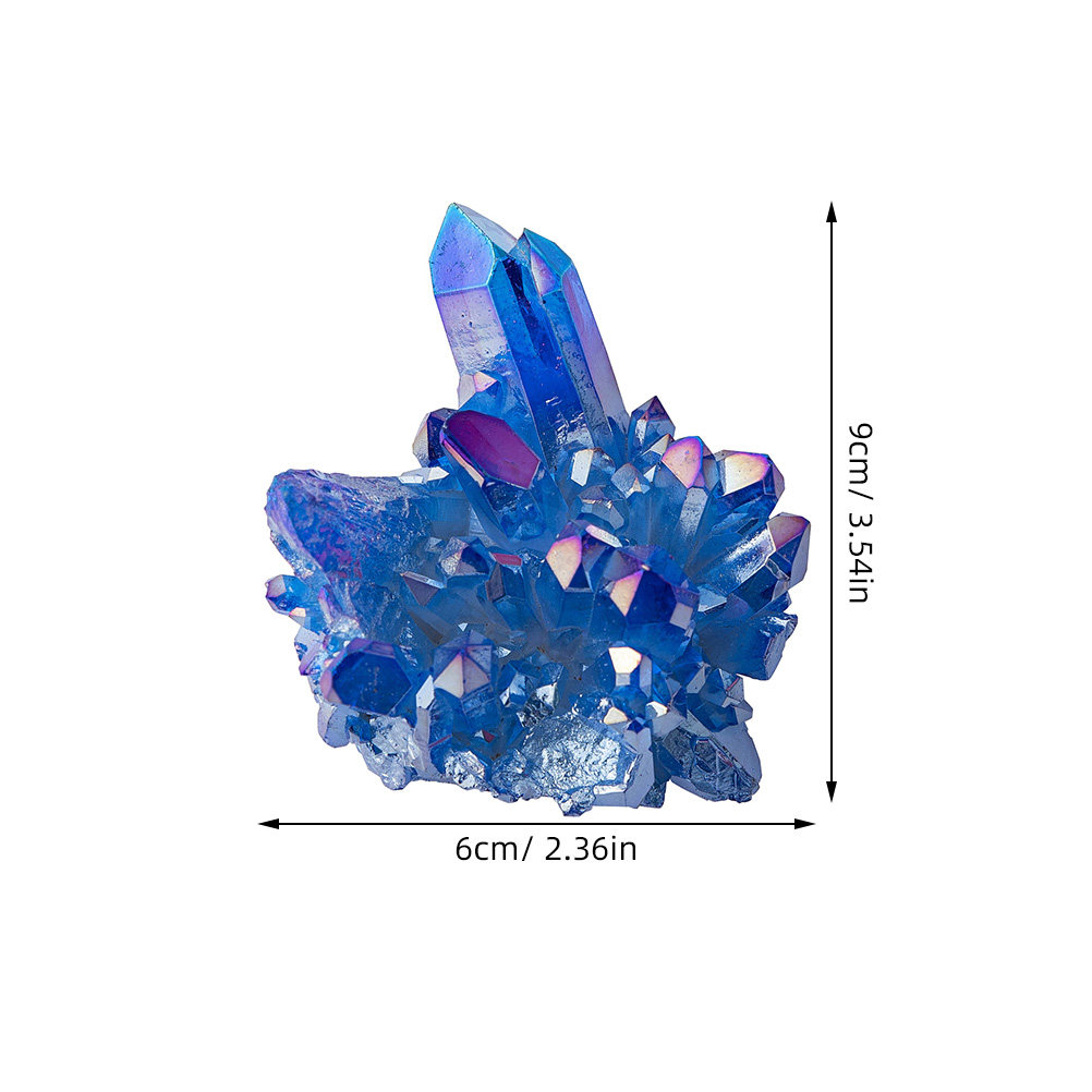 Natural Aquamarine Crystal Clu - Aqua Marine Tank 评论和价格