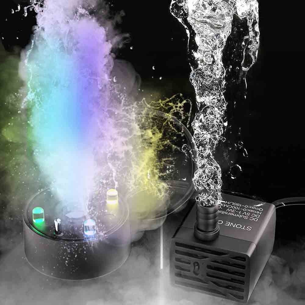 2-IN-1 Mist Maker Colorful LED - Marine Aquarium Water 评论和价格