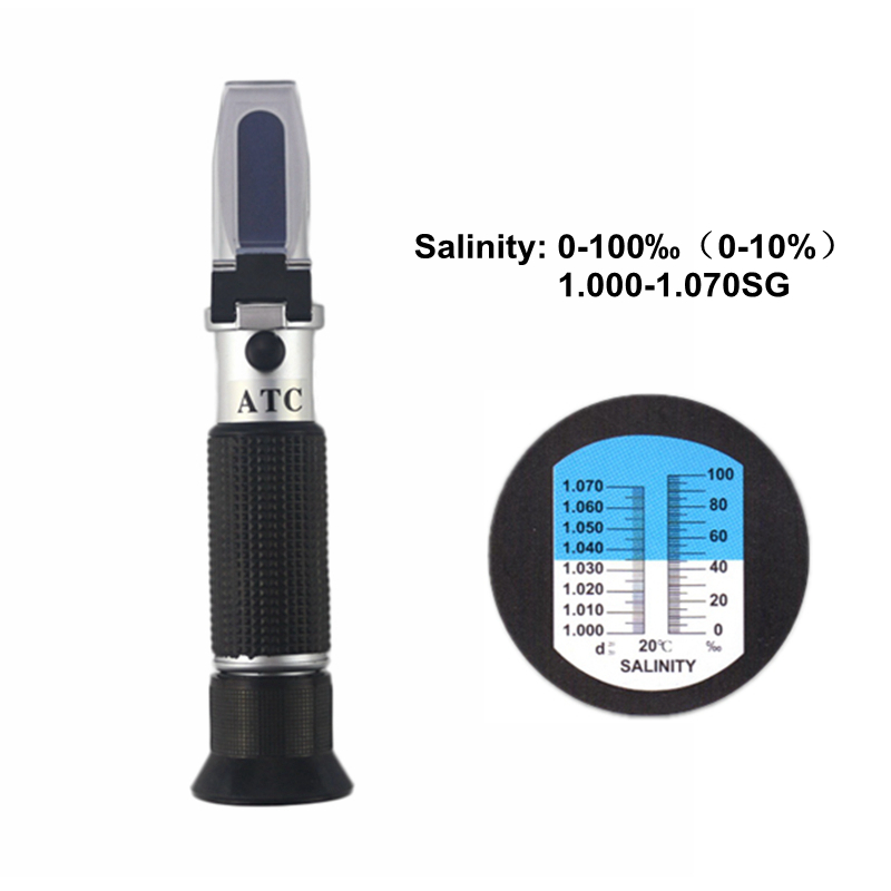 Salinity Refractometer 0-10% 1 - Marine Aquarium Refractometer 评论和价格