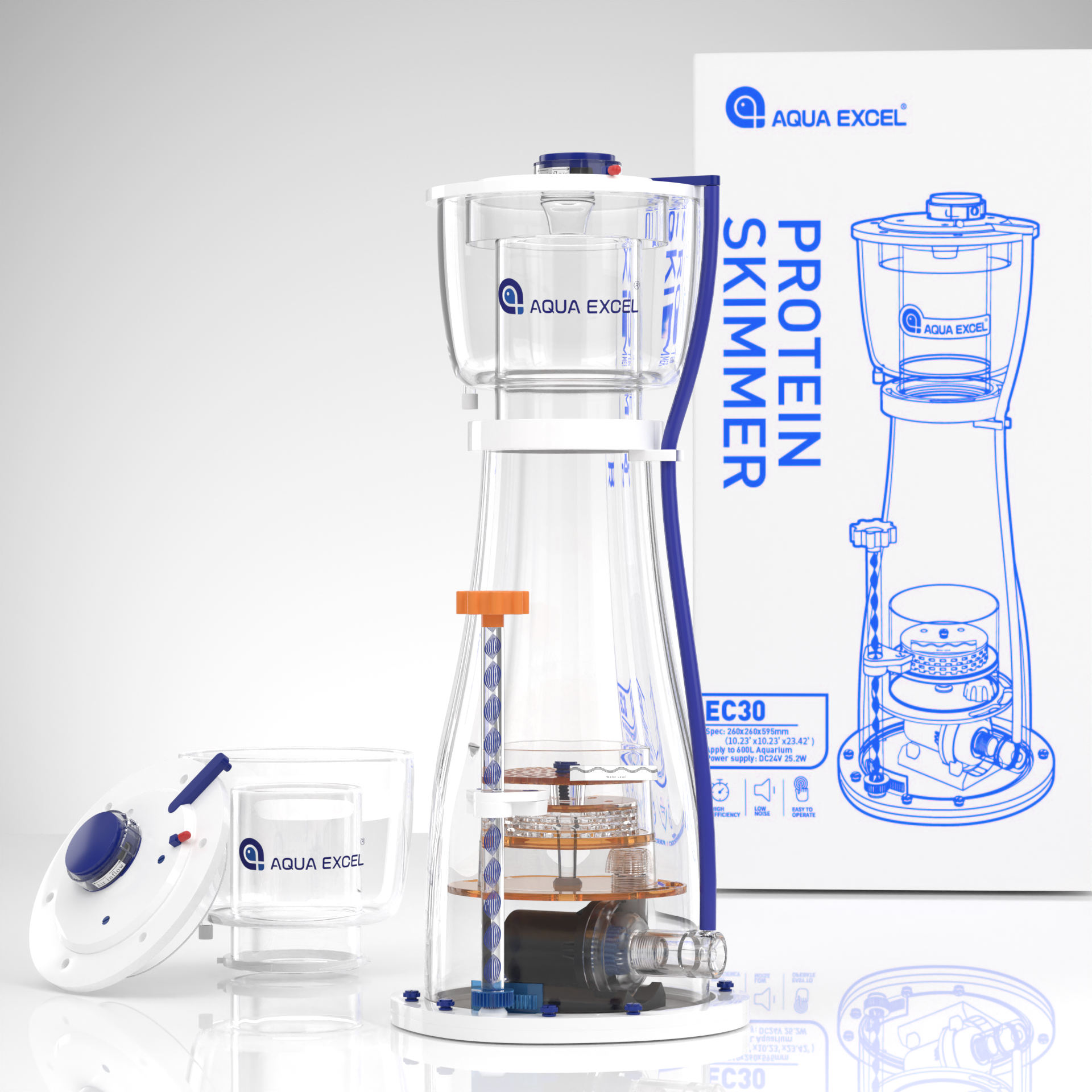 AQUA EXCEL EC Series Smart WIF - Aqua Marine Tank 评论和价格