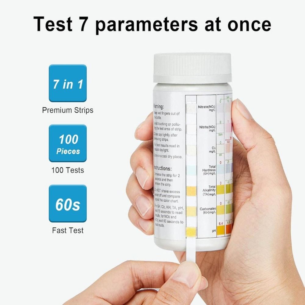 7 in 1 100Pcs Aquarium Test St - Marine Aquarium Test Kit 评论和价格