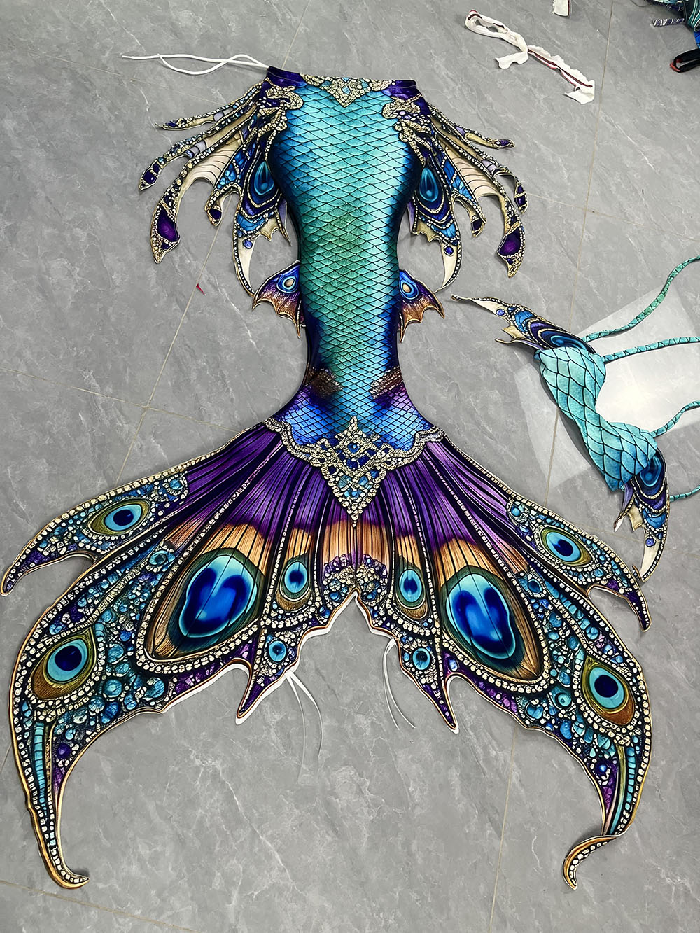 New Pattern Mermaid Tail Merma - Aquarium & Marine Science Center 评论和价格