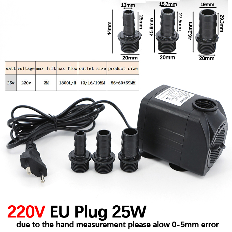 AC 220V 16W 25W Submersible Wa - Marine Aquarium Nano 评论和价格