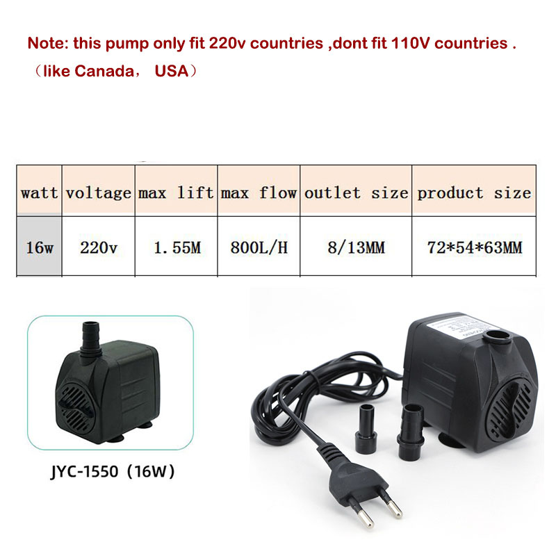 AC 220V 16W 25W Submersible Wa - Marine Aquarium Nano 评论和价格