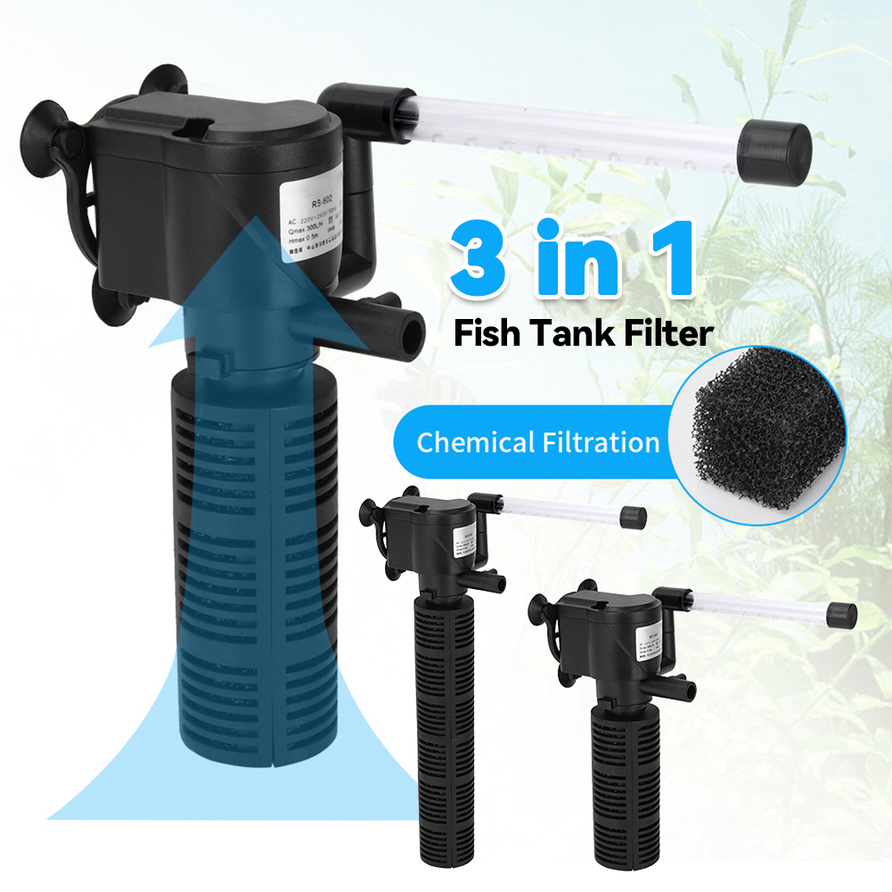 3 in 1 Aquarium Internal Filte - Marine Aquarium Overflow Box 评论和价格