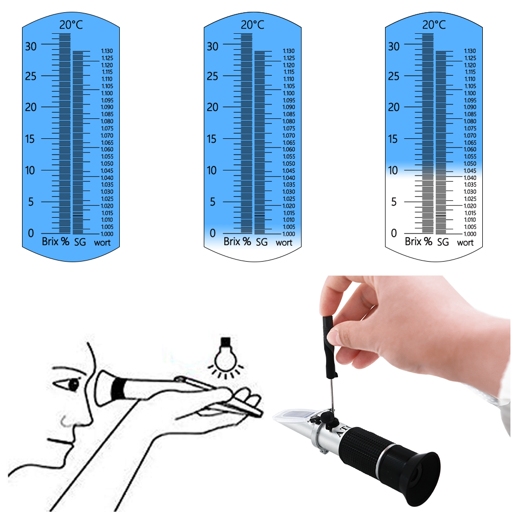 Retail Box Refractometer Beer  - Marine Aquarium Refractometer 评论和价格