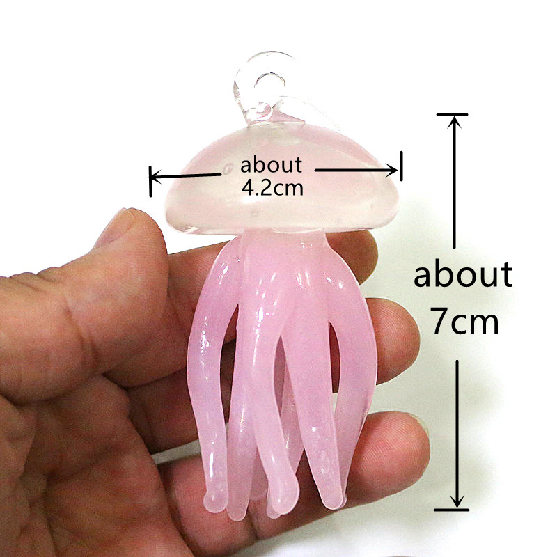 Pink Jellyfish Glass Pendant C - Marine Aquarium & Regional Centre Reviews 评论和价格