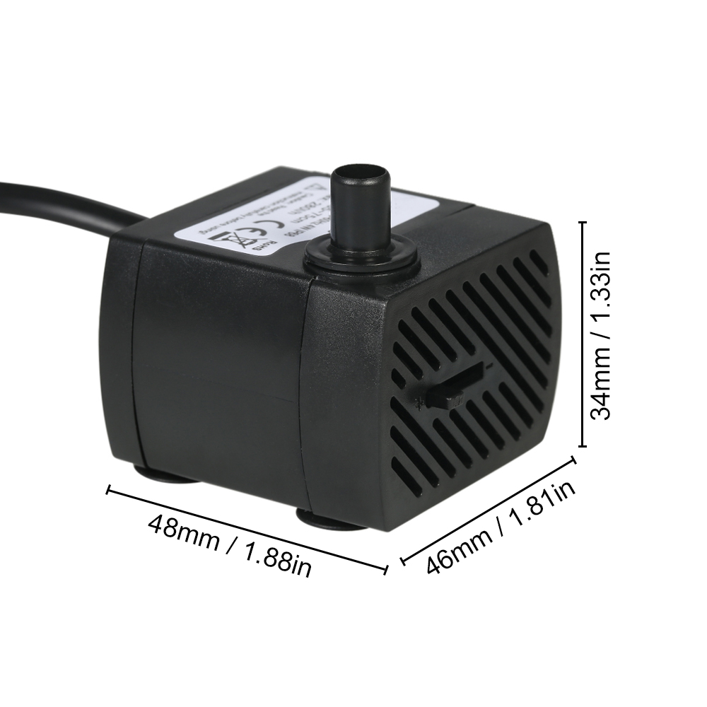 180L/H 2.5W Submersible Water  - Marine Aquarium Return Pump 评论和价格