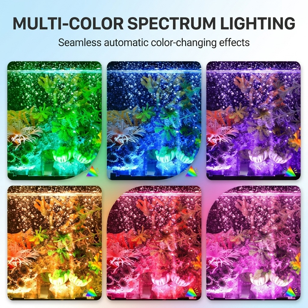 USB LED Aquarium Air Bubble Li - Marine Aquarium Nano 评论和价格