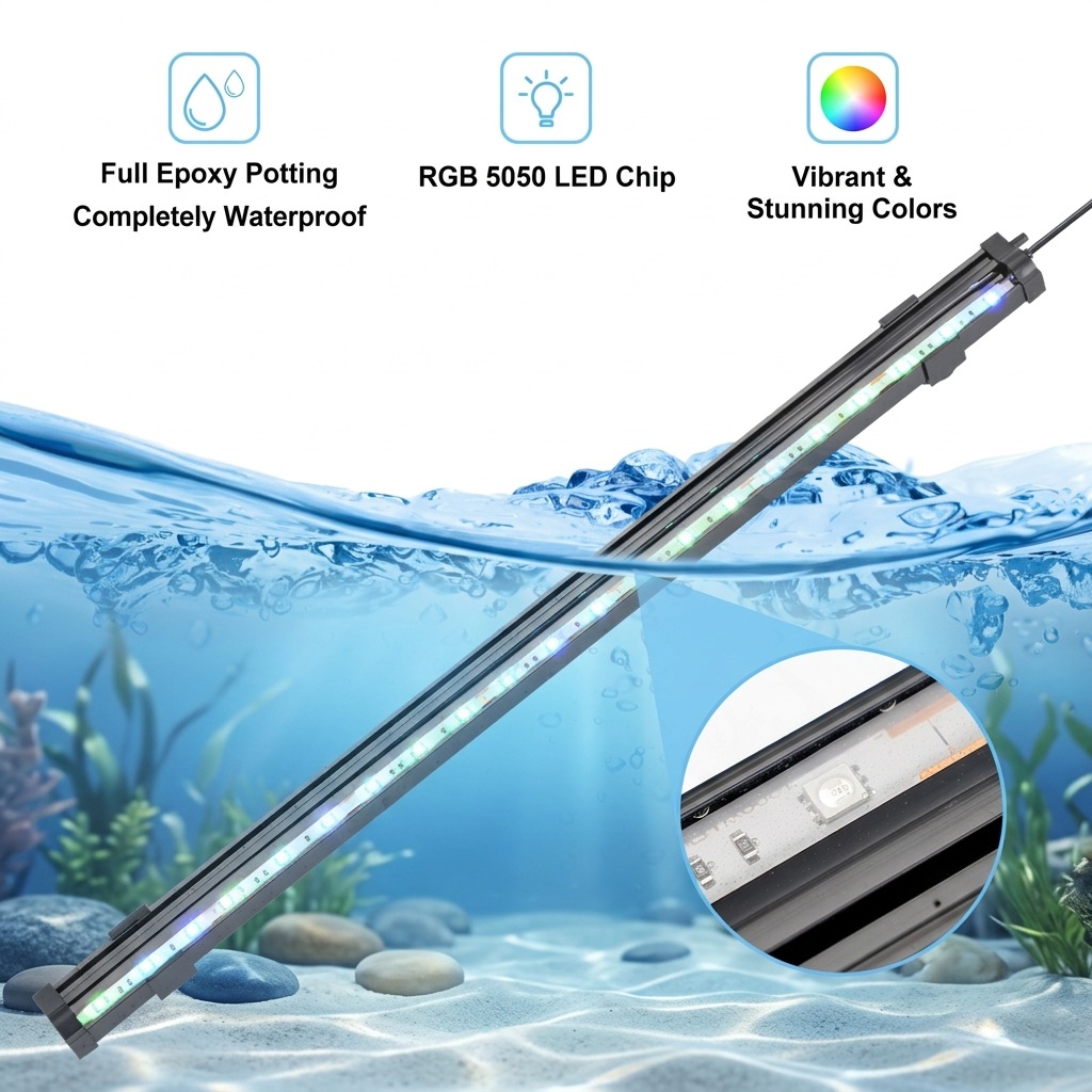 USB LED Aquarium Air Bubble Li - Marine Aquarium Nano 评论和价格