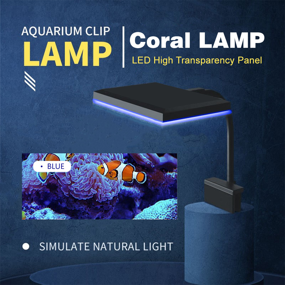 ASJD-07 LED Aquarium Clip On L - Aquarium Blue Marine Reef 评论和价格
